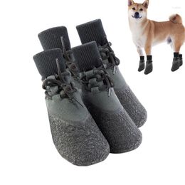 Dog Apparel Socks 2 Pairs Anti Slip Traction Universal Warm Cute Indoor Wear Protector Home Pet Accessories