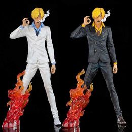 Anime Manga GSF Funny Joy One Piece Anime Figure Action Flame Sanji PVC Model Collection Decoration Cartoon Gift Toy Free Shipping Items 32c L230717