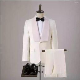 Men's Suits Elegant Suit Man Slim Fit For Men 2023 Stage Costume Dress A Buckle Colour Block Lapel Male