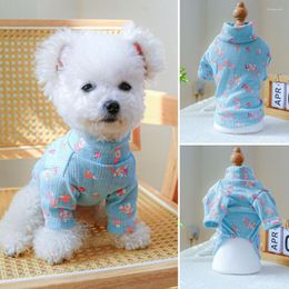 Dog Apparel Vest Shirt For Small Pets Clothes Flower Printing Pet Clothing Summer Outdoor Breathable Comfortable