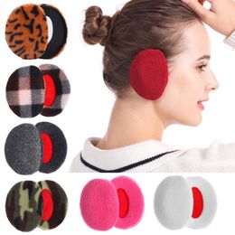 Ear Muffs Men Women Winter Bandless Ear Warmers Kids Fluffy Fleece Ear Cover Soft Windproof Thick Ear Earmuffs Ear Protection 230717