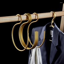Hangers 5-Pack S Shape Hook Aluminum Alloy Multifunctional Buckle Holder Pants Cap Hanger Storage