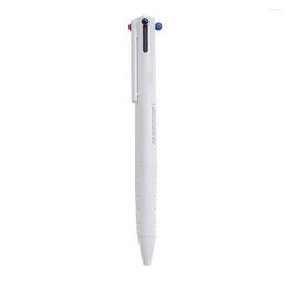Portable Convenient Press Type 3 Colours Gel Pen With Clip Writing Smooth School Supplies