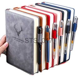 Notepads Notes Vintage A5 Notebook 360 Sheets Pages Ultra Thick Leather Notebooks Office Meeting Students Extremely Thick Year Plan Notebooks x0715