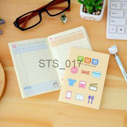 Notepads Notes 2 pcs Korean stationery Cute mini notebook planner book family financial accounting balance hand Good Habit school supplies x0715