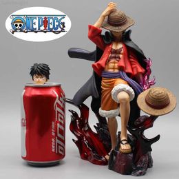 Anime Manga 25cm One Piece Yonko Luffy Figure 4 Emperors Gk Anime Figures 2 Heads Pvc Action Figurine Statue Collectible Model Toys Boy Gift L230717