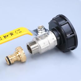 Watering Equipments Water Tank Adapter 1/2'' 3/4'' 1'' Thicken Outer Tap Fittings Garden Hose Connector For IBC 1PCS