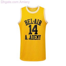 Movie Version Will Smmith Jogging Clothes No. 14 Basketball Jersey Black Yellow Green No. 25 Yellow Sports Mens Vest Tops Clothing Basket