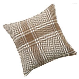 Pillow Plaid Throw Covers Cases Casual Edge Pillowcase Home Decor Decorations For Couch Sofa Decoration
