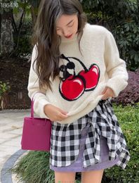 Моски женский свитер вязаный кардиганский роскошный дизайнер бренд -бренд.