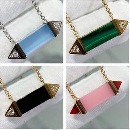 Chains High Quality Brand Ladies Candy Pendant Colourful Necklace Exquisite Charm Party Birthday Luxury Jewellery Gift