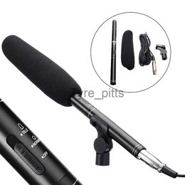 Microphones Professional Shotgun Condenser Microphone Interview Recording Vlog Live Mic Cardioid for Canon Nikon Sony DSLR Camera Camcorder x0717