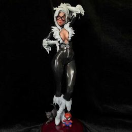 Anime Manga LindenKing Garage Kits A568 3D 1/6 Scale Resin Cat Girl Figure GK Model Unpainted White-Film Collections To Modelers L230717