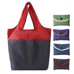 Storage Bags Reusable Grocery Washable Shopping Handbags Foldable Waterproof Recycled Daily Environmental Friendly Shopper Fabric