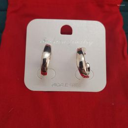 Stud Earrings Selling Spanish Original Fashion Electroplating 925 Silver Irregular Circle Pin Simple Elegant Jewellery Gift