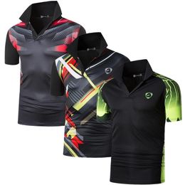 Men's Polos jeansian 3 Pack Men's Sport Polo Shirts POLOS Poloshirts Golf Tennis Badminton Dry Fit Short Sleeve LSL304_310_312_Black SXXL 230715