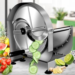 Cooking Utensils Multifunctional Commercial Household Kitchen Frozen Meat Slicer Manual Stainless Steel Food Shredder Fruit Potato 230717