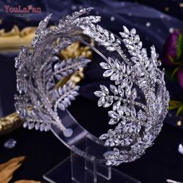 TOPQUEEN HP418 Fashion Bridal Headband Crystal Headwear Women Hair Accessories Rhinestone Bride Crown Wedding Pageant Headdress L230704