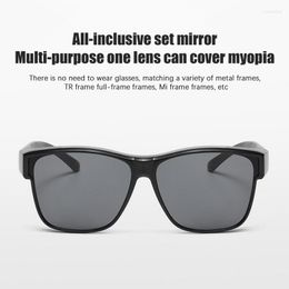 Sunglasses Cycling Sports Fashion Polarized Fit-Over Cover Over Overlay Prescription Glasses Myopia Man Women Transfer Eyewear