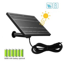Other Electronics Outdoor 8W Waterproof Solar Panel Built-in Battery 12V Solar Power Bank 5V USB Solar Charger For Security IP Camera Wifi Router 230715
