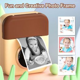 Digital Cameras 2.4inch IPS Screen Instant Po Printing Camera Dual Lens Child Print With Thermal Paper Educational Toys