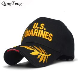 Men's US MARINES Baseball Cap Tactical Hats Cap Hat Adjustable Navy Seal Gorras 230716