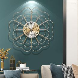 Wall Clocks Luxury Living Room 3D Modern Minimalismo Bedroom Big Kitchen Clock Design Metal Hogar Y Decoracion Decor WWH20XP