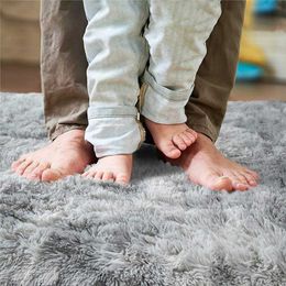 Carpets Fluffy Carpets For Living Room Nordic Lounge Rug Houses and Plush Kids Bedroom Bed Down Bedside Carpet Home Decor Furry Mat R230717