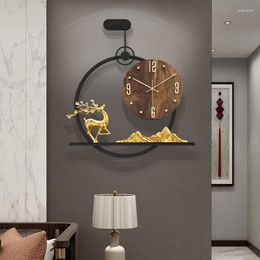 Wall Clocks Luxury Creative Clock Bedroom Decorated Living Room Modern Silent Decorations Relogio De Parede Home Decor