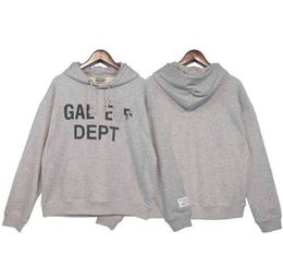 2023 Men's Hoodies Sweatshirts for Sale Hoodie Designer Galleryes Depts Gary Painted Graffiti Used Letters Printed Loose Casual Fashion C11