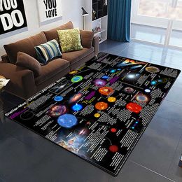 Carpets Solar System Printed Area Large Rug Carpet for Living Room Bedroom Sofa Decoration Non-slip Floor Mats Dropshipping Alfombras R230717