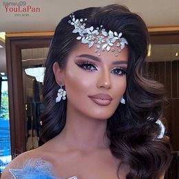 YouLaPan Woman Hair Comb Bridal Headdresses Wedding Hair Accessories Bride Tiara Hair Clip Pageant Headwear for Party HP523 L230704