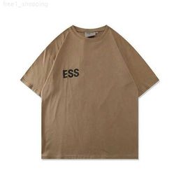 Designer Essentail t Shirt Men&women Shorts Essent T-shirt Casual Printed Sports Suit Essentia High Street Loose Short Sleeve Essen T-shirts White Black Sh1qs 8 F9US