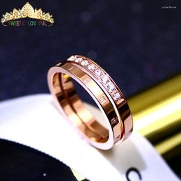 Cluster Rings 18K 750Au Gold 2pcs Moissanite Ring Engagement D Colour With National Certificate MO-02