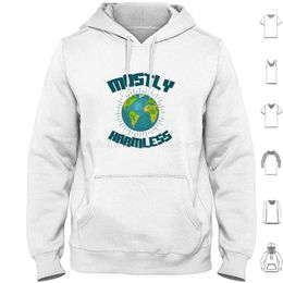 Men's Hoodies Earth : Mostly Harmless Long Sleeve Hitchhikers Guide To The Galaxy Marvin Paranoid Android Dont Panic