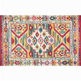 Carpets Vintage Moroccan Rug Used In The Family Living Room Bedroom Bedside Persian Rug Coffee Table Mat Bohemian Carpet Floor Mat R230717