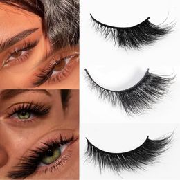 False Eyelashes Mink Lash Handmade Winged Faux Natural Long Lashes For Eyelash Extension Eye End Lengthen Foxy Sexy Makeup 230617