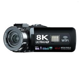 Camcorders 48MP Video Camera 8K Vlogging Camcorder For Youtube Live Stream WIFI Webcam Night Vision 16X Zoom Pography Digital Recorder 2024