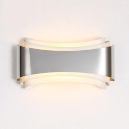 Wall Lamp Creative Fashional Modern Led Lights For Bedroom Study Room Stainless Steel Hardware 5W Fashion Home Decoration