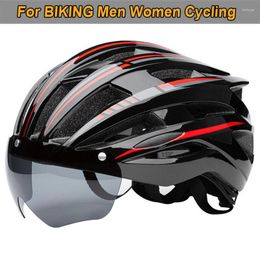 Motorcycle Helmets WEST Ultralight BIKING Men Women Cycling Helmet Goggles Sun Visor Lens Bicycle Road Bike E-Bike