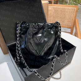 Fashion Women Chain Bag Mirror Quality Bag Body Same Colour Letter Large Capacity V-shaped Twill Shoulder Bag Luxury Designer Bag