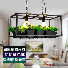 Pendant Lamps Pulley Light Iron Cage Christmas Decorations For Home Chandelier Lighting Chandeliers Ceiling Luxury Designer