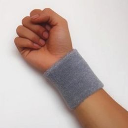 Wrist Support Unisex Terry Cloth Cotton Sweatband Sports Tennis Running Yoga Protect Outdoor Indoor Portable Sweat Band