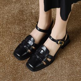 s Retro Phoentin Women Sandals Casual Gladiator Cover Toe Roman Sandal Summer Genuine Leather Shoes Plus Size FT Caual Shoe Plu