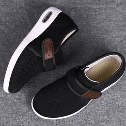 Dress Shoes XIHAHA Breathable Orthopaedics Wide Feet Swollen Thumb Eversion Adjusting Soft Comfortable Diabetic Walking 230717