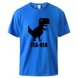 T-shirt da uomo Mosaic Tyrannosaurus Rex Loves T-shirt hip-hop oversize a maniche corte da uomo Abiti estetici classici Novità cool