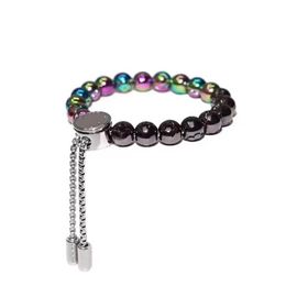 Fashion Unique Design Round Bead Bracelet for Couples High Quality Titanium Steel Bracelet Trend Matching Supply NRJ267a