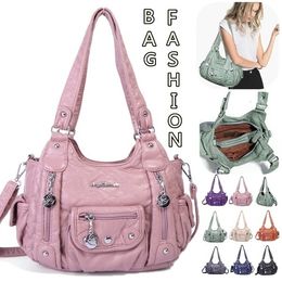 Evening Bag luxury handbag bags designer Vintage Soft Leather Bags Fashion Satchel Motorcycle Tote messenger bag 230718