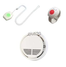 Other Alarm Accessories 433Mhz Wireless SOS Emergency Button Smoke Sensor For Home Security Alarm System x0718