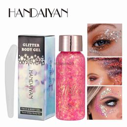 Other Makeup Handaiyan Eye Glitter Nail Hair Body Face Stickers Gel Art Loose Sequins Cream Diamond Jewels Rhinestones Makeup Party Festival J230718